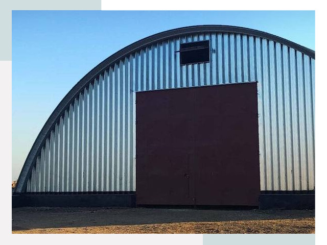 Бескаркасные ангары в Протвине