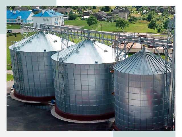 Металлические силосы в Протвине