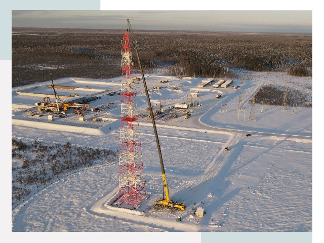 Мачты связи в Протвине