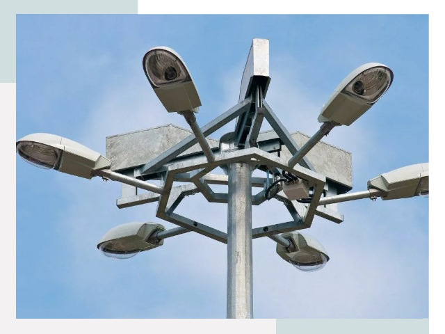 Монтаж осветительных мачт в Протвине