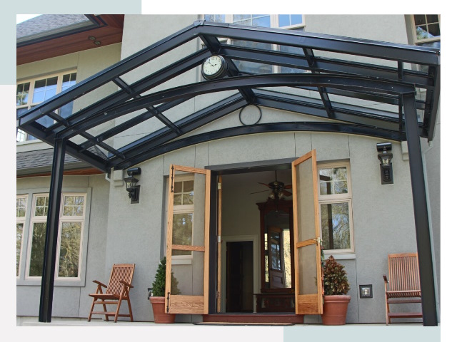 Козырьки металлические в Протвине