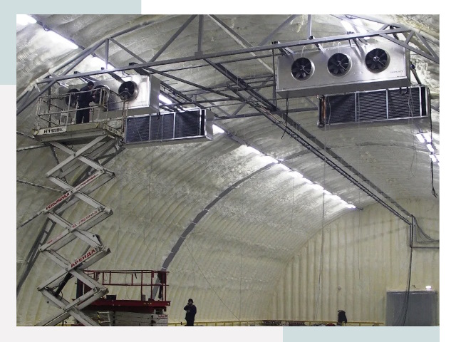 Оснащение ангаров в Протвине