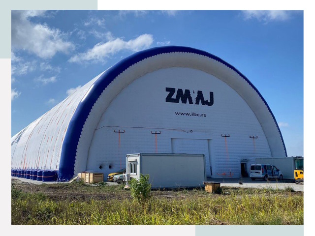 Брендирование ангаров в Протвине