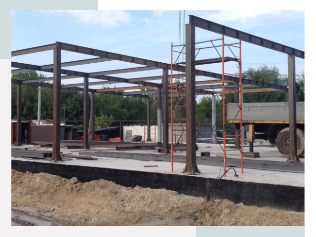 Фундамент для ангаров в Протвине