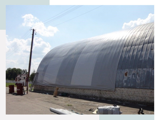 Ремонт ангаров в Протвине