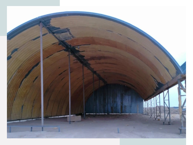 Реконструкция ангаров в Протвине