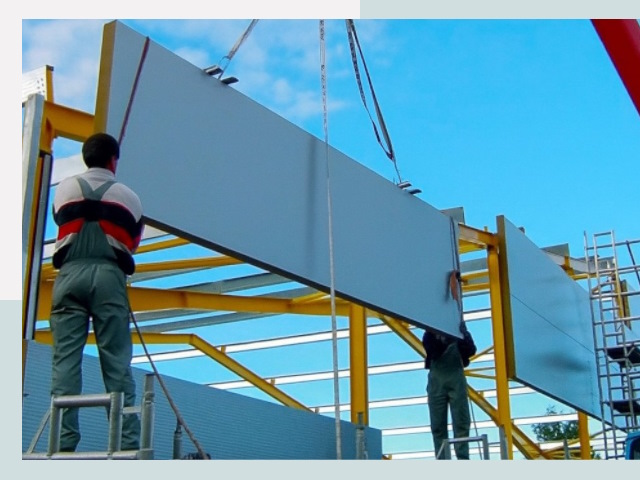 Монтаж сэндвич-панелей в Протвине от 611 руб.